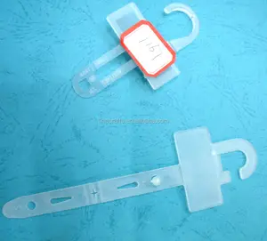 Frost transparent plastic belt hook