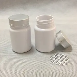 Plastic pill bottles 10cc-300cc, HDPE/PET/PE plastic medicine capsule pill bottle with seal, medicine bottles containers