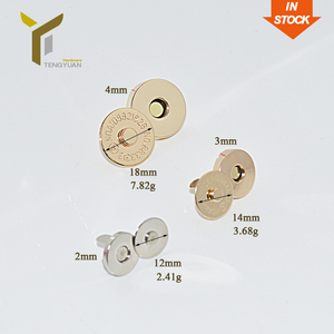 Wholesale 14mm <strong>Magnetic</strong> <strong>Button</strong> for Bag and Clothing <strong>Magnetic</strong> Push Metal <strong>Button</strong>