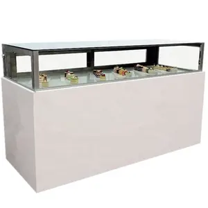 Pastry Chocolate Cake Fan Cooling Cooled Refrigerated Cabinet Display Counter Chiller Freezer Refrigerator