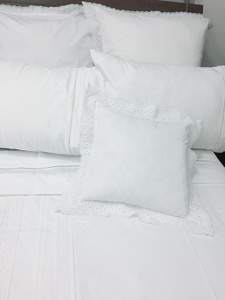 Bianco di <span class=keywords><strong>cotone</strong></span> duvet cover <span class=keywords><strong>set</strong></span> - Product Image 4