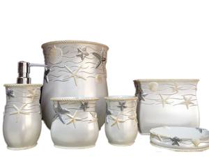 แฟชั่นใหม่ทองเรซิ่นชุดอุปกรณ์ห้องน้ําสําหรับเด็กสําหรับตกแต่งโรงแรมและชุดห้องน้ําสําหรับบ้านอาบน้ํา - Product Image 6