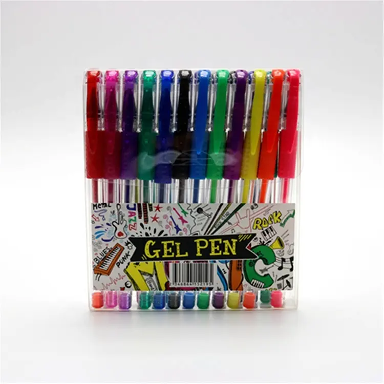<span class=keywords><strong>Großhandel</strong></span> Eco Freundliche Glitter Gel Pen-Set Tinte Gel Stift