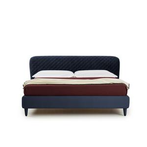 Ngủ Thiết Kế Hiện Đại Queen <span class=keywords><strong>King</strong></span> <span class=keywords><strong>Size</strong></span> Velvet Đệm Nền Tảng Giường Đen Giường - Product Image 3