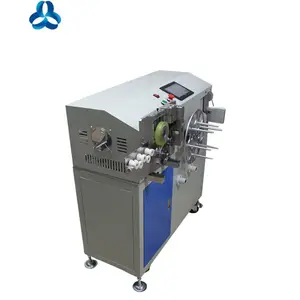 Automatic cable measuring and cutting machine/wire bundling winding machine