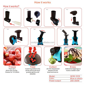 Applicazione domestica automatica di frutta congelata elettrica per dolci come mostrato <span class=keywords><strong>in</strong></span> <span class=keywords><strong>TV</strong></span> - Product Image 3