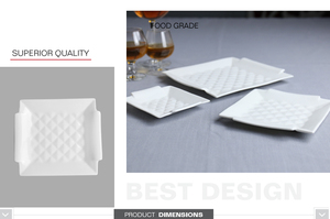 Máy Rửa Chén An Toàn Nhà Hàng Sử Dụng Tấm Thiết Kế Khách Sạn Crockery Với Embossed - Product Image 5