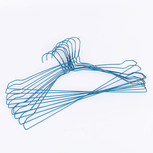 Perchas de Alambre Metálico Recubiertas de Plástico <span class=keywords><strong>Desechables</strong></span> para Ropa, para Armario, Baño, Sala de Estar, Tintorería - Product Image 5