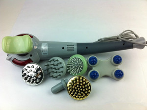 Portátil 7 en 1 martillo infrarrojo palo masajeador de cuerpo mágico pistola de masaje de mano con masajeador de cuerpo mágico características - Product Image 3