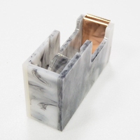 Distributeur de ruban acrylique imprimé en marbre en gros d'usine et ensemble de bureau de papeterie à bas prix