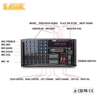 Laix AV-971Gh Sasion Ligne Audio Transistor Optique Pro Power Classe AB Module Circuit EQ Amplificateur