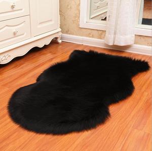 Hình Vuông Tinh Khiết Trắng Da Cừu Hộ Gia Đình Faux Fur Rug - Product Image 6