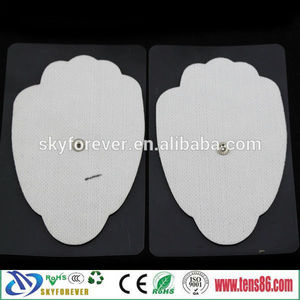 7.5 * 5 cm feuille en forme de TENS électrodes réutilisables, Electrode pads avec le prix concurrentiel - Product Image 2