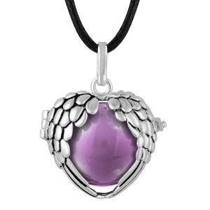 Collier avec pendentif en forme de cage, argent antique, boule, alliage de laiton, collier à photo tendance, collier pour bébé, alliage de cuivre, 12-15 jours - Product Image 2