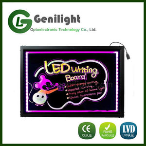 LED Menú Junta 60x40 cm Mensaje Sign pantalla de escritura de neón Fluorescente de borrado en seco - Product Image 5