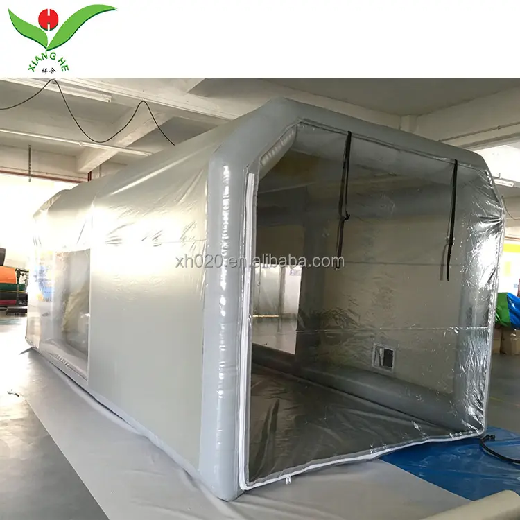 Outdoor Waterdichte Auto Verf Workshop Tent Aangepaste Draagbare Opblaasbare Spuitcabine