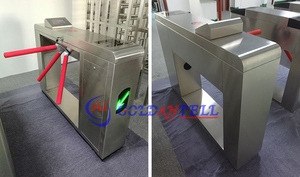 Prezzo basso gettoniera di Impronte Digitali tornello a tripode pedonale barriera di sicurezza con gestione delle code - Product Image 4