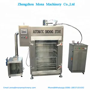 100kg per batch smoked catfish oven/industrial smokehouse/sausage smoke machine price