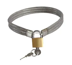 Per gli adulti Slave Gioco Giocattolo In Acciaio Inox 3-Wire di Ritenuta <span class=keywords><strong>Collo</strong></span> Polsino Bondage Collana <span class=keywords><strong>Del</strong></span> Collare <span class=keywords><strong>Del</strong></span> Choker Con Serratura a Chiave - Product Image 1