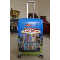 Valise papillon Alibaba fabriquée en Chine, lot de 4 pièces (20, 24, 28 pouces) avec trousse de maquillage 12 pouces