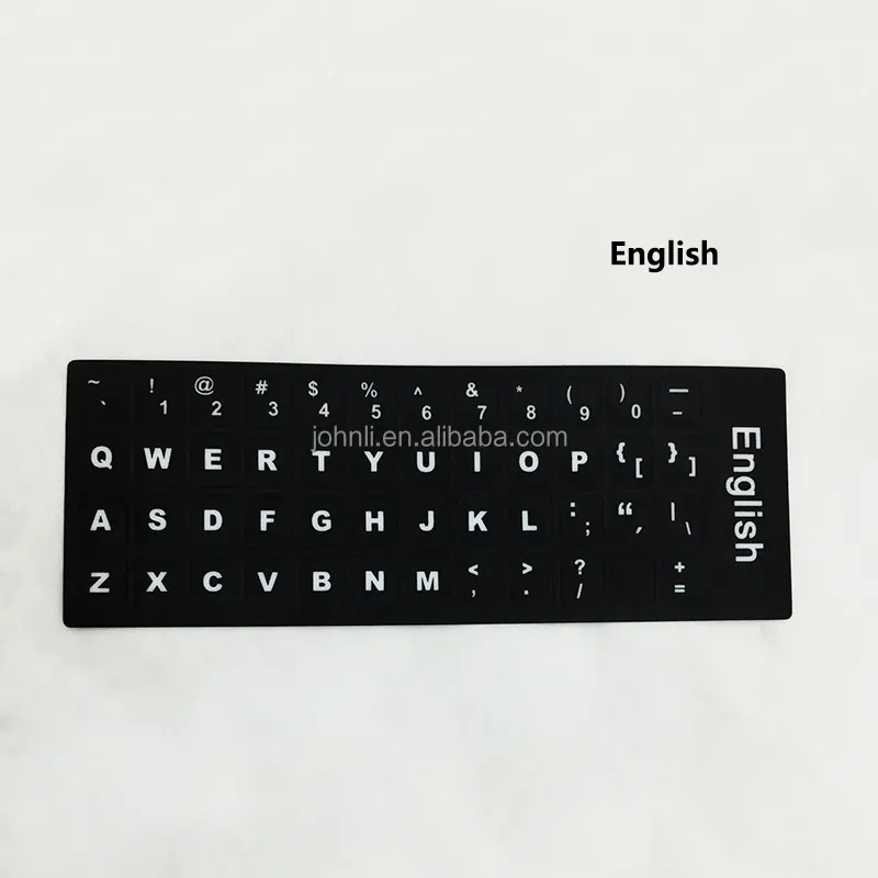 Clavier anglais clavier autocollants lettre autocollants pour ordinateur portable Ordinateur De Bureau