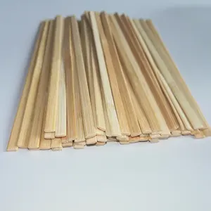 Agitador de bambu descartável 180mm, varas de bambu madeira para café