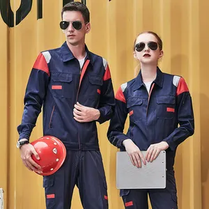Safety workwear uniform set for construction workers