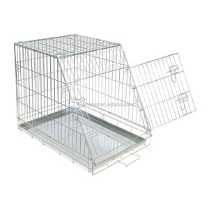 Lüks klasik Metal köpek kafesi eğimli-ön Hatchback Pet araba kafes ile katı desen plastik tepsi palet kutusu ambalaj - Product Image 4