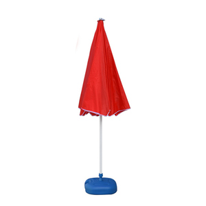 Açık katlama promosyon reklam özelleştirilmiş plaj güneş şemsiyesi - Product Image 4