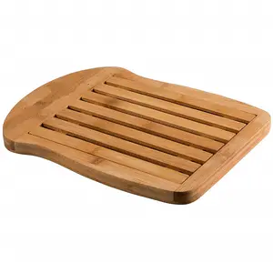 Bamboe Breadboard met Kruimelvanger Bamboe Brood Snijplank en Verwijderbare Tidy Lade voor Perfecte Plakjes