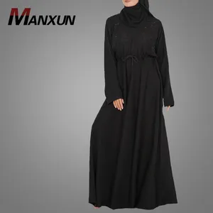 2019 Hight Quality Islamic Clothing Long Sleeve Muslim Dress Abaya China Factory Women Elegant New Fashion Hot Wholesale Abaya