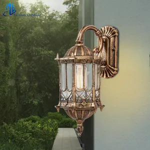 欧式经典壁灯防水庭院灯青铜 Led 户外墙灯灯具