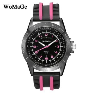 新着レディースブランドメンズ高級ハードシリコン時計ストラップ時計ビッグダイヤルクォーツ時計男性スポーツ腕時計 - Product Image 4