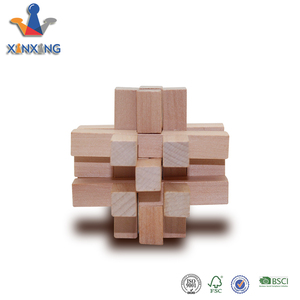 -Trong-một Bằng Gỗ Teaser Puzzle Games Set-3D Puzzles đồ chơi Bao Gồm Gỗ Lồng Vào Nhau Khối, chéo Burr, và Rắn <span class=keywords><strong>cube</strong></span> - Product Image 3