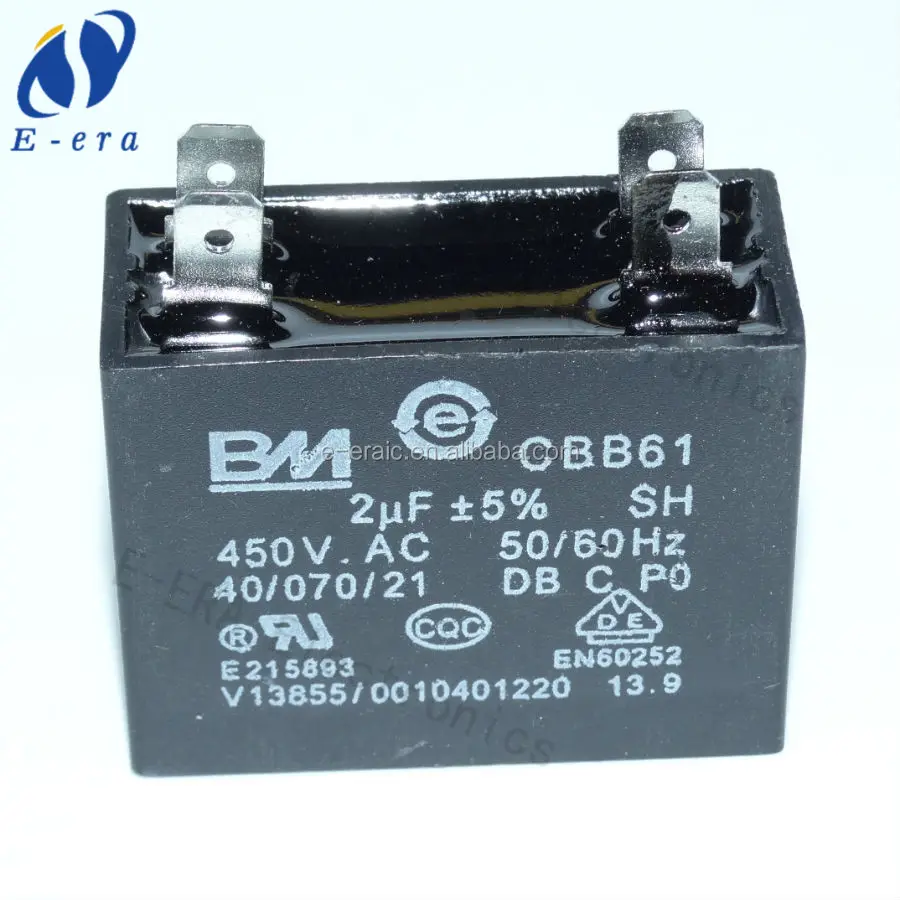 Cbb61 конденсатор 5% в переменного тока 2 мкФ вентилятор пусковой конденсатор Шэньчжэнь Оптовая продажа