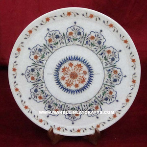 Plaque d'incrustation en marbre artisanal - Product Image 1