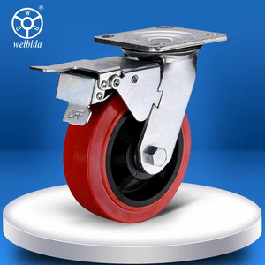 <span class=keywords><strong>Roulettes</strong></span> de <span class=keywords><strong>roulettes</strong></span> pivotantes avec frein, tissu de haute qualité, 125Mm, 200Kg - Product Image 2