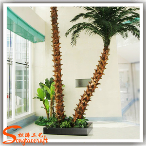 Para interiores decoración gran árboles de plástico falso <span class=keywords><strong>artificial</strong></span> árbol de palma para la venta - Product Image 2