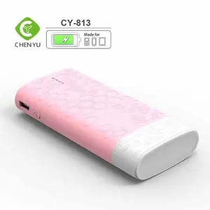 CY-813 Forte Luce Torcia 2 Porte USB 7800 mAh Batteria 18650 usb della banca di potere