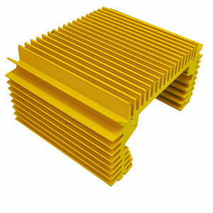 Usine de profils d'extrusions en aluminium de dissipateur thermique perforé CNC, panneaux solaires de dissipateur thermique en aluminium argenté noir anodisé par revêtement en poudre - Product Image 4