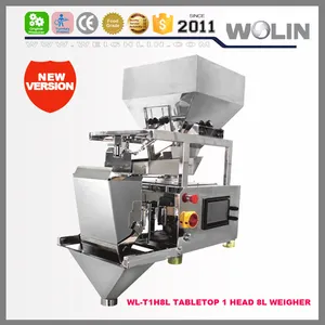 Linear Weigher Weight Filler For Beans 5-10KG Single Head 8L Filling Machine Linear Weigher