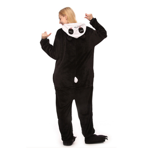 Commercio all'ingrosso di Inverno Pijama Punto Pigiama Set di Indumenti Da Notte Del Fumetto Delle Donne Della Chiusura Lampo Degli Uomini AnimalPajama - Product Image 4