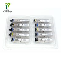 Module SFP 1.25G SFP BIDI 60KM 1490/1550nm SMF Simplex LC Transceiver Émetteur-récepteur à fibre optique monomode