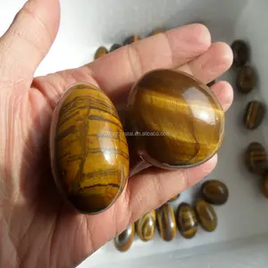 Natural clear tiger eye stone carved eggs,stone eggs natural crystal stone eggs