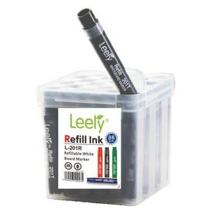 Rotulador de pizarra blanca recargable, no tóxico, con cartucho de tinta, marca Leery 107F - Product Image 6