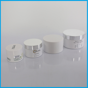 Vasetto in <span class=keywords><strong>Plastica</strong></span> PET Bianco di Alta Qualità 100g, Colore Personalizzabile, per Crema Viso e Occhi, Lussuoso Contenitore Cosmetico per Cura Personale della Pelle - Product Image 2