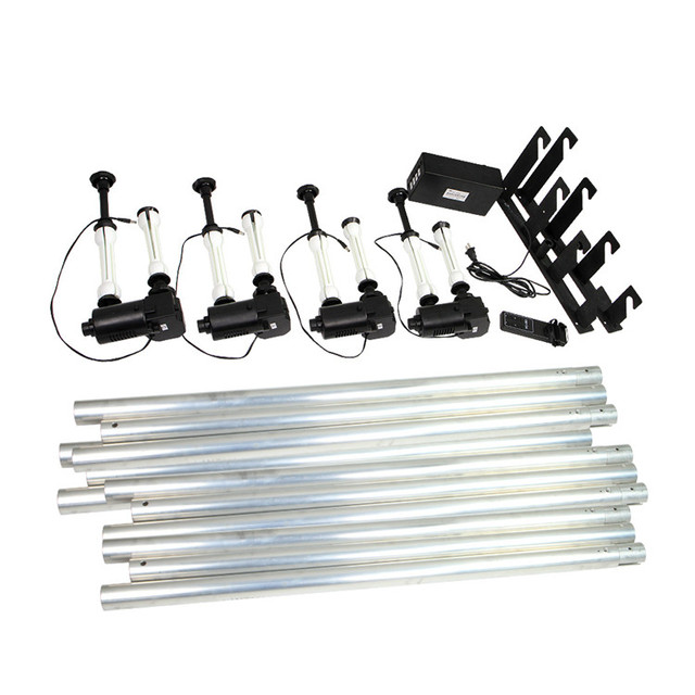 Studio 4 Roller Motorized Electric Backdrop Support System Kit (NG-4RE) With Remote Control for Photography & Video.