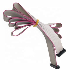 สายริบบิ้นแบนขนาด2*10P FC-20Pin ปรับแต่งได้จากโรงงาน28AWG 2651พร้อมขั้วต่อ iDC ตัวเมียสองแถว - Product Image 5