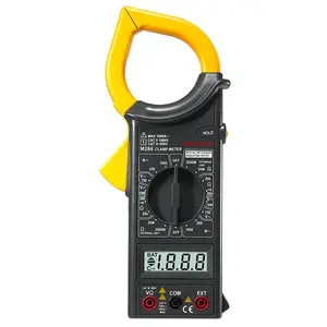 MASTECH M266 Digital Current Clamp Meter AC/DC Voltage AC Current Resistance Frequency Tester With Temperature Measurement