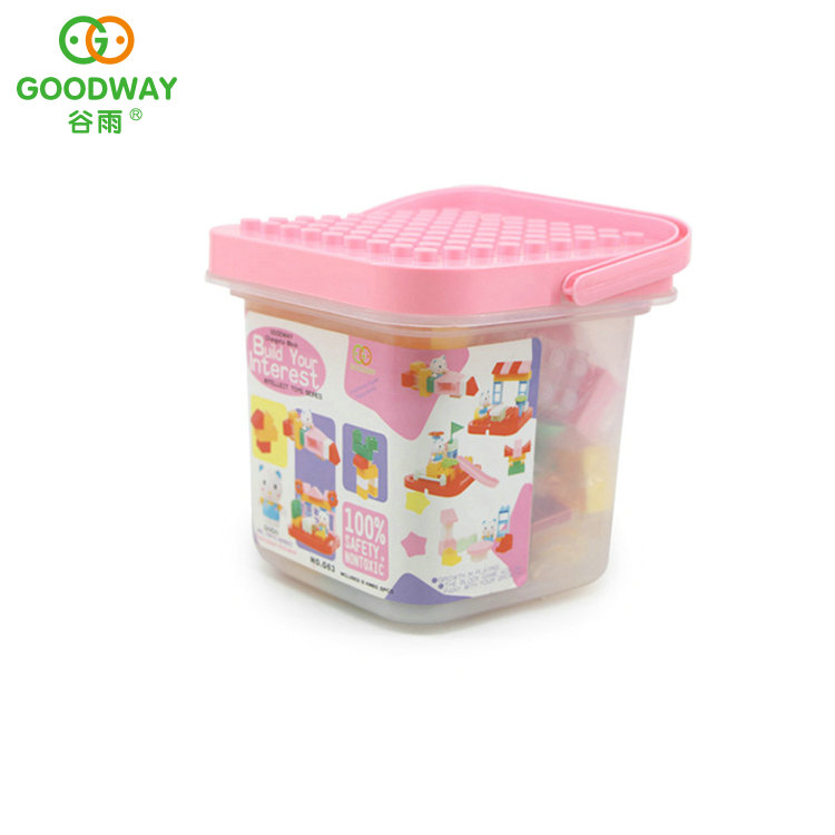 DIY pp материал красочные строительных блоков игрушка